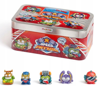 Super Zings -  Super Zings Things Series 6 kovová plechovka s 5 obrázkami