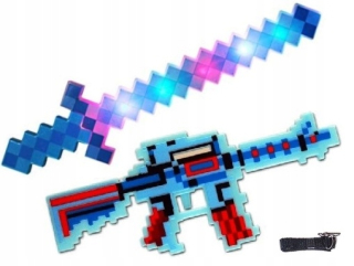 LUMINOUS + RIFLE GUN SWORD zvuk Minecraft