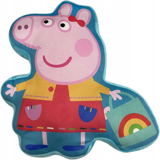 Detský dekoračný vankúš - Ošípané peppa velor maskot maskot