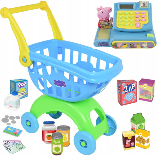 Peppa Pig SET OF CASH STORE VOZÍKA CART 69810