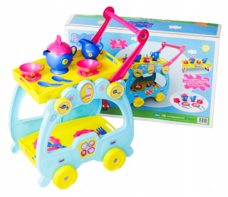 Peppa Pig čajový set na vozíku