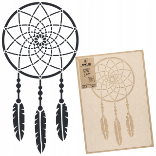 Šablóny na stenu - Maľba šablóny // 65x95cm // Dream Catcher