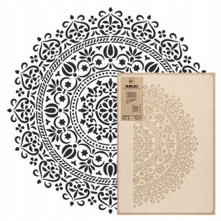 Šablóna maľovanie stenu - Viacnásobná predloha / 45x65cm / MANDALA 1