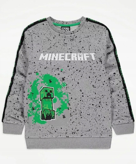 Minecraft  - Gray Minecraft George 12-13L Mikina