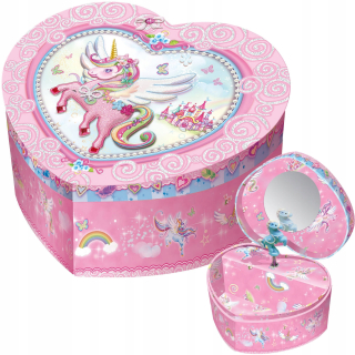 BOX S MUSIC BOX UNICORN HEART BOX