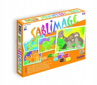 Sablimage Dinosaury piesok maľovanie obrazov Dream