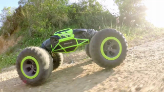 Car Twister Toy RC obojstranný GREEN