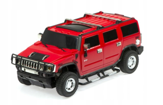 RC Hummer H2 auto - 01:24 red licencie