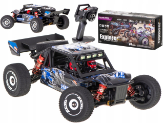 RC WLTOYS CAR 124018 2.4GHz 1:12 55km / h Czarn