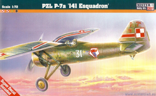 Lietadlo 1:72 PZL P-7A "141 Esquadron"