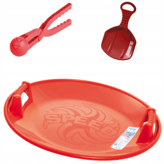 Sánky - Sanki Round Plate + Slidg Jabłuszko a Kulkomat