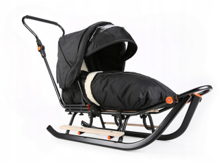 Sánky - Detské sany All-Seasons Wierska Mufka LED Booth