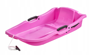 Sánky - Plastové sane - základňa STIGA PACER PINK s brzdami