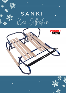 Sánky - Dvojité sánky s operadlom vedľa seba.
