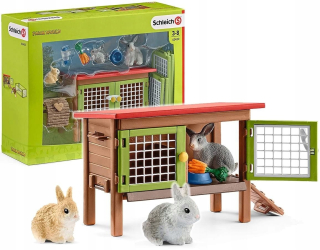 Schleich 42420 farma Farm World králiky