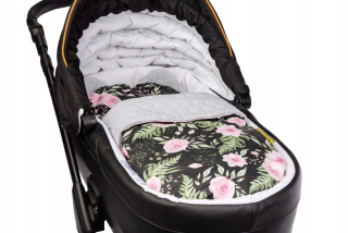 Perinky do kočíka - Senvet Velvet Trolley Set - Miś + vankúš