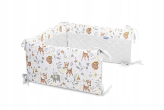 Chránič do detskej postielky - Sensillo Cot Protector Forest Adventure
