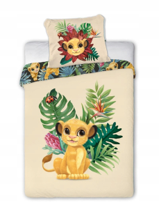 Detský set paplón, vankúš - Simba 4437 Cotton Bedding 100x135 cm