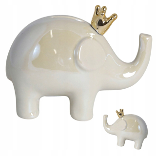 Detská pokladnička - Big Piggy Bank otvoril béžovú slonovú keramiku 15.5