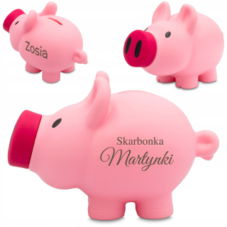 Detská pokladnička - Pink Piggy Bank pre darček