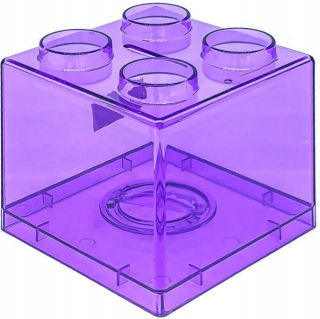 Detská pokladnička - Piggy Bank: Purple Block.