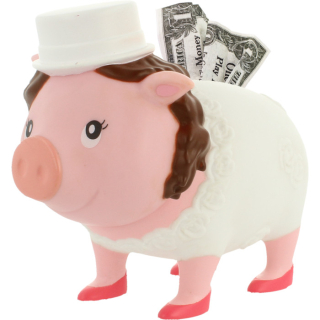 Detská pokladnička - Piggy Bank pre svadobnú svadbu mladej nevesty