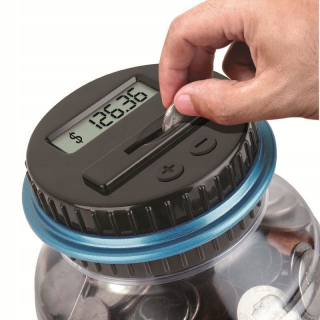 Pokladnička pre deti - Piggy Bank s poľským pultom - Coins Pl