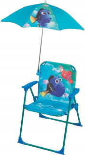 Skladacia detská stolička s dáždnikom Dory Nemo