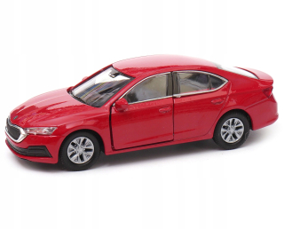Nová generácia Škoda Octavia 1:34 Welly Burgundsko