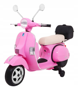 Detská elektrická motorka - Scooter Vespa Pink pre 3-ročné dievča