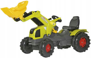 Šlapací traktor Farmtrac Claas Axos s Předniem Nakl