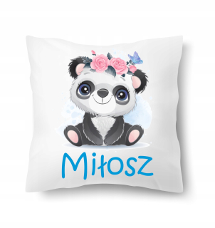 Detský vankúš - Sladký vankúš s menom pre chlapca meno medveď