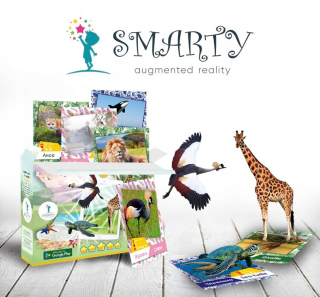 Smarty Interactive 4D KARTY Zvieratá Vtáky Prez