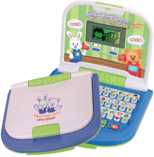 Smily Dvojjazyčné vzdelávacie Laptop Deti PL ENG
