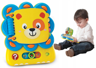 Smily lev puzzle náučná kniha hovorí pl