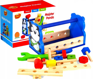 Smily Play Drevená krabička na majster Panda AC6618