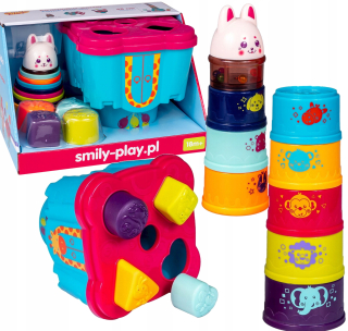 Smliedne hrad Bunny Pyramid Tower Mugs