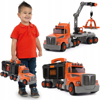 Smoby truck stavebnice Black + Decker
