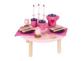 Raňajky - Drevený set s príslušenstvom 2+