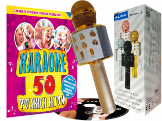 Solid bezdrôtový mikrofón + Karaoke DVD