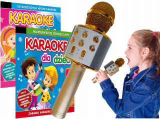 Robustný bezdrôtový mikrofón, Karaoke Deti