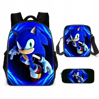 Školský batoh - Sonic batoh box s ceruzkou malá satchel