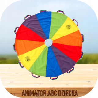 AKSON padák 5 m 7 FARIEB - Animačná šatka