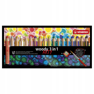 Stabilo Woody Woody 3in1 18 Automatické umenie s brúsením