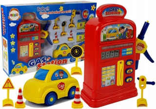 Čerpacia stanica Auto Cestné značky Sound svetlo