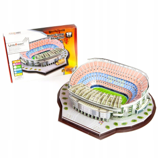 Camp Nou Stadium Barcelona Španielsko 3D Puzzle