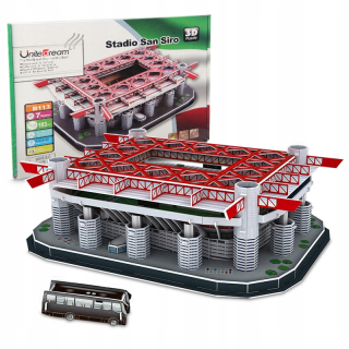 Futbalový štadión AC Milan San Siro Puzzle 3D