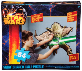 Hviezdne vojny YODA LIGHTING PUZZLE WALL WALL XL