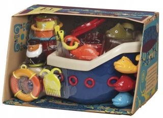 Loď kúpeľňové doplnky pre deti s B.Toys