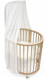 Baldachýn nad postieľku - Stokke Sleepi v3 badachim pre postieľku